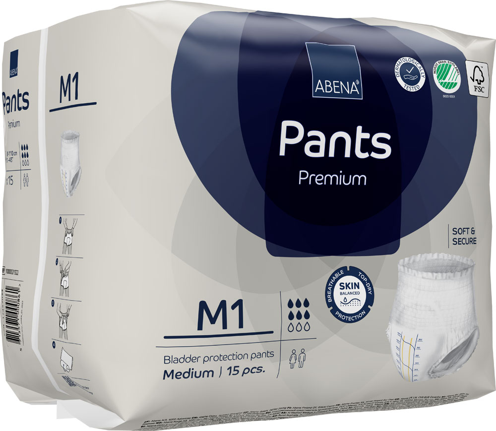ABENA Pants Premium ZERO Medium (M0) Packung