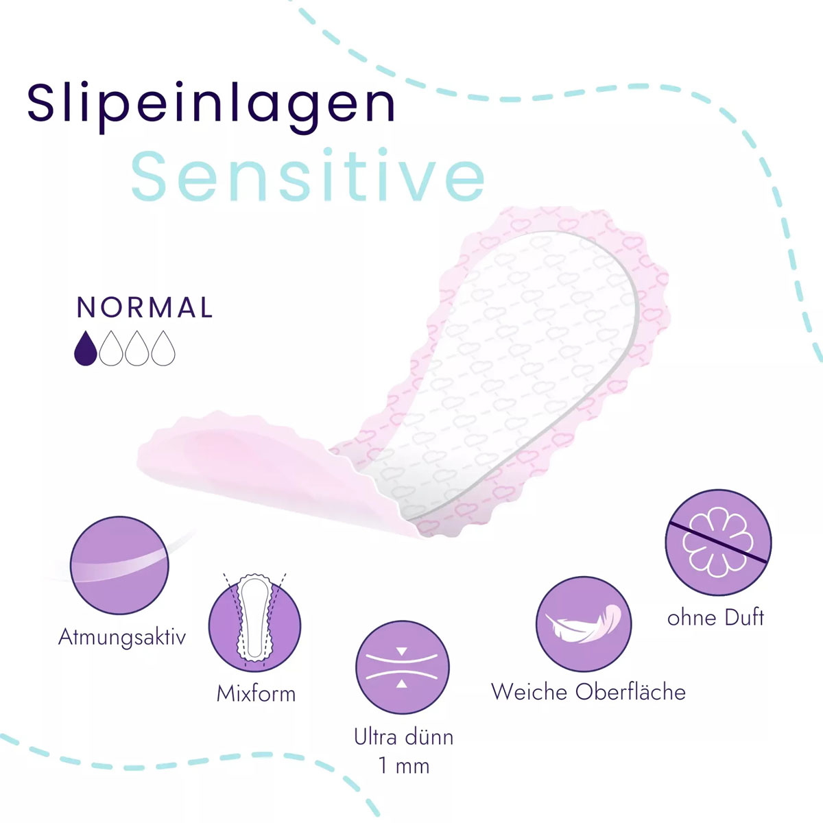Bella für Teens Slipeinlagen (SENSITIVE) - 20 Stück Pack