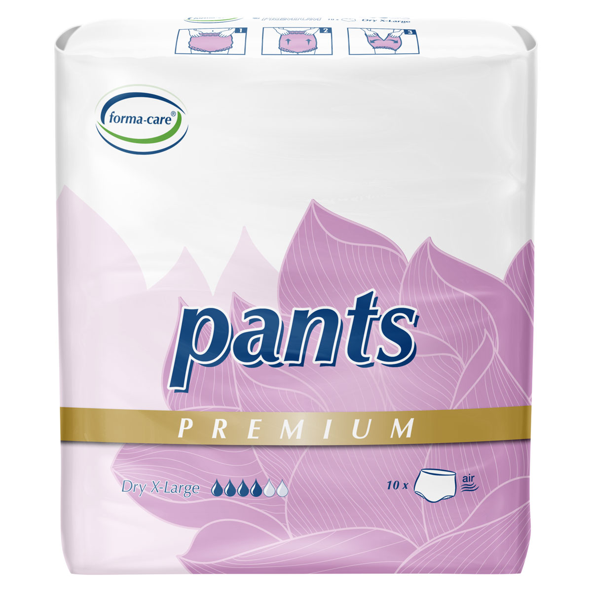 Forma-Care Pants - Premium Dry - Extra Large (XL) - 8x10 Stück