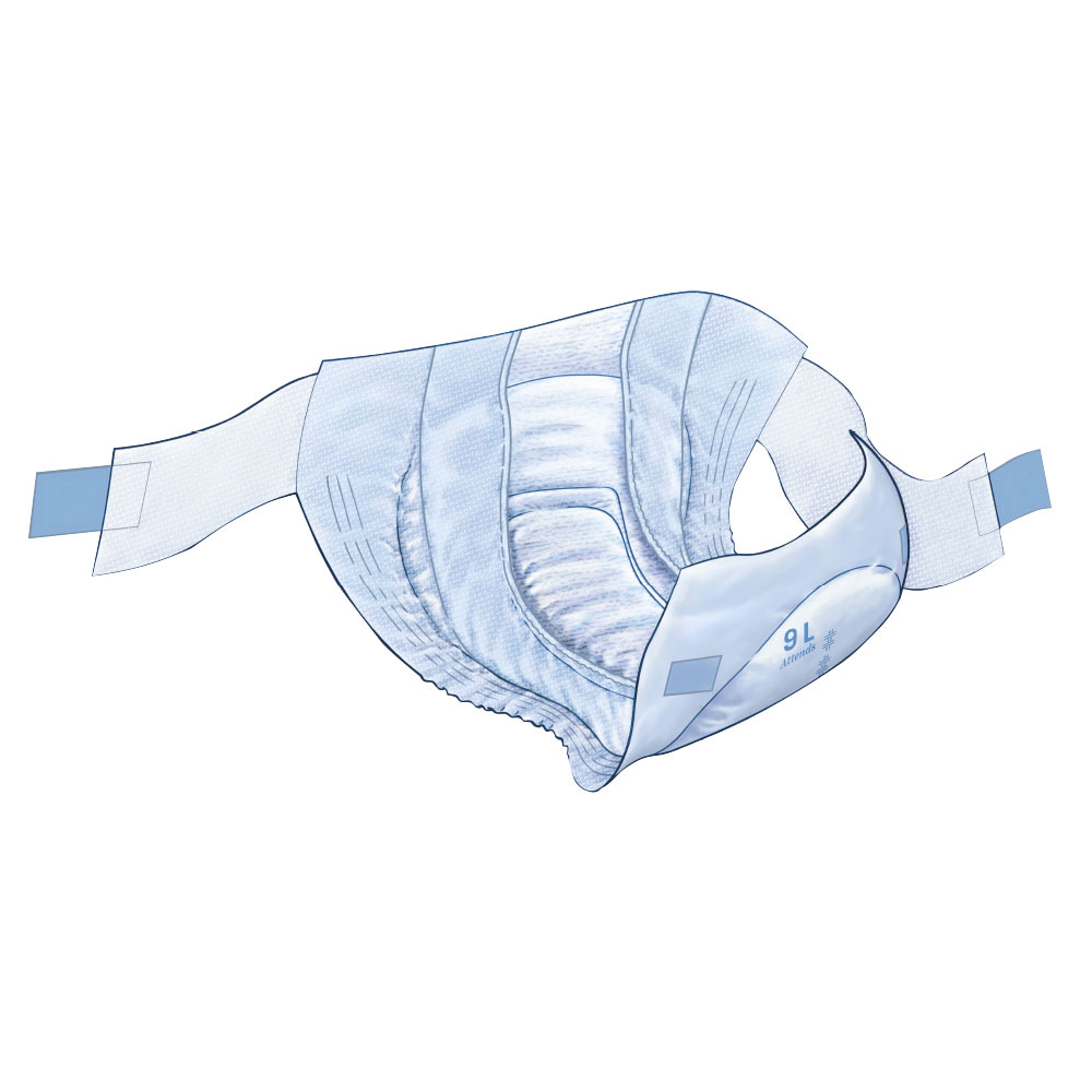 ATTENDS Slip Active 9 - Medium (M) Inkontinenzwindeln 112 (4x28) Stück