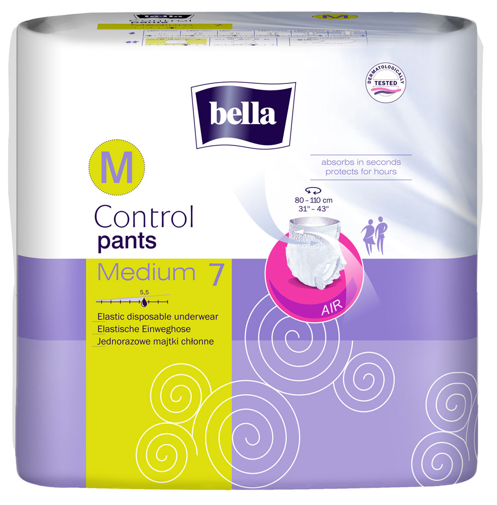 Bella Control Pants Gr. Medium - bei leichte Blasenschwäche - 4x7 Pants