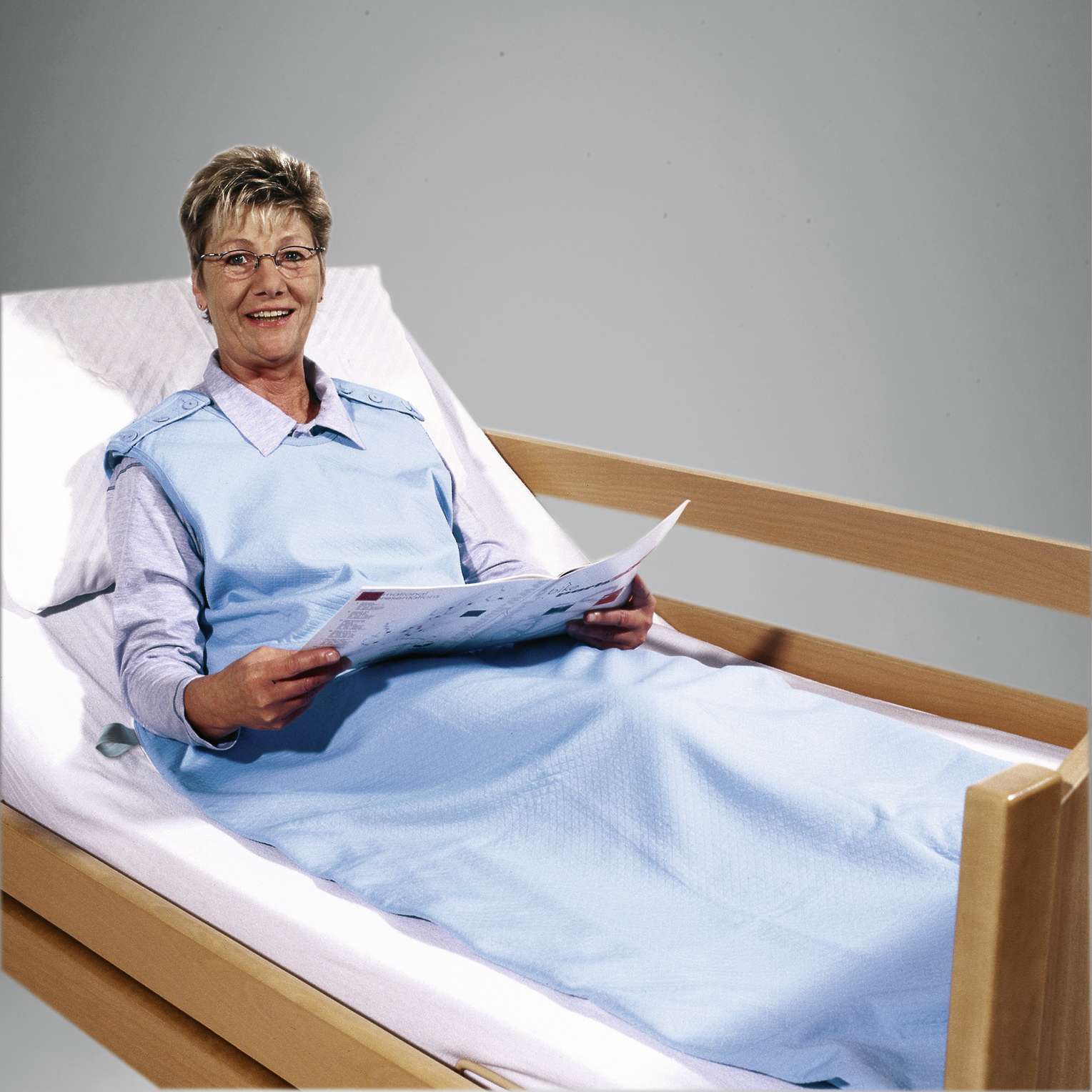 Suprima Bett-Schlafsack - für Damen und Herren - Farbe: bleu - 4693