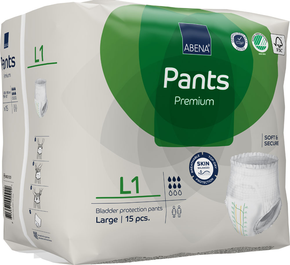 ABENA Pants Premium ZERO Large (L0) Einzelpackung
