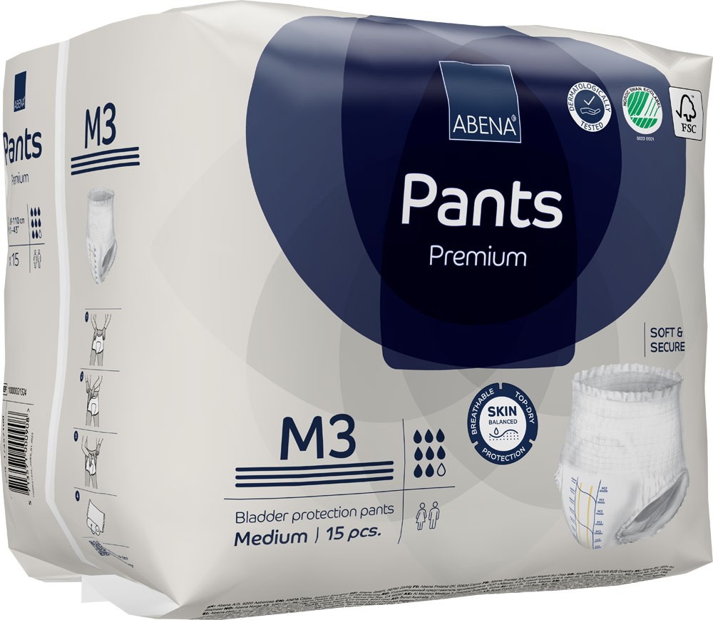 ABENA Pants Premium Medium (M2) Saugstärke 3 - Packung