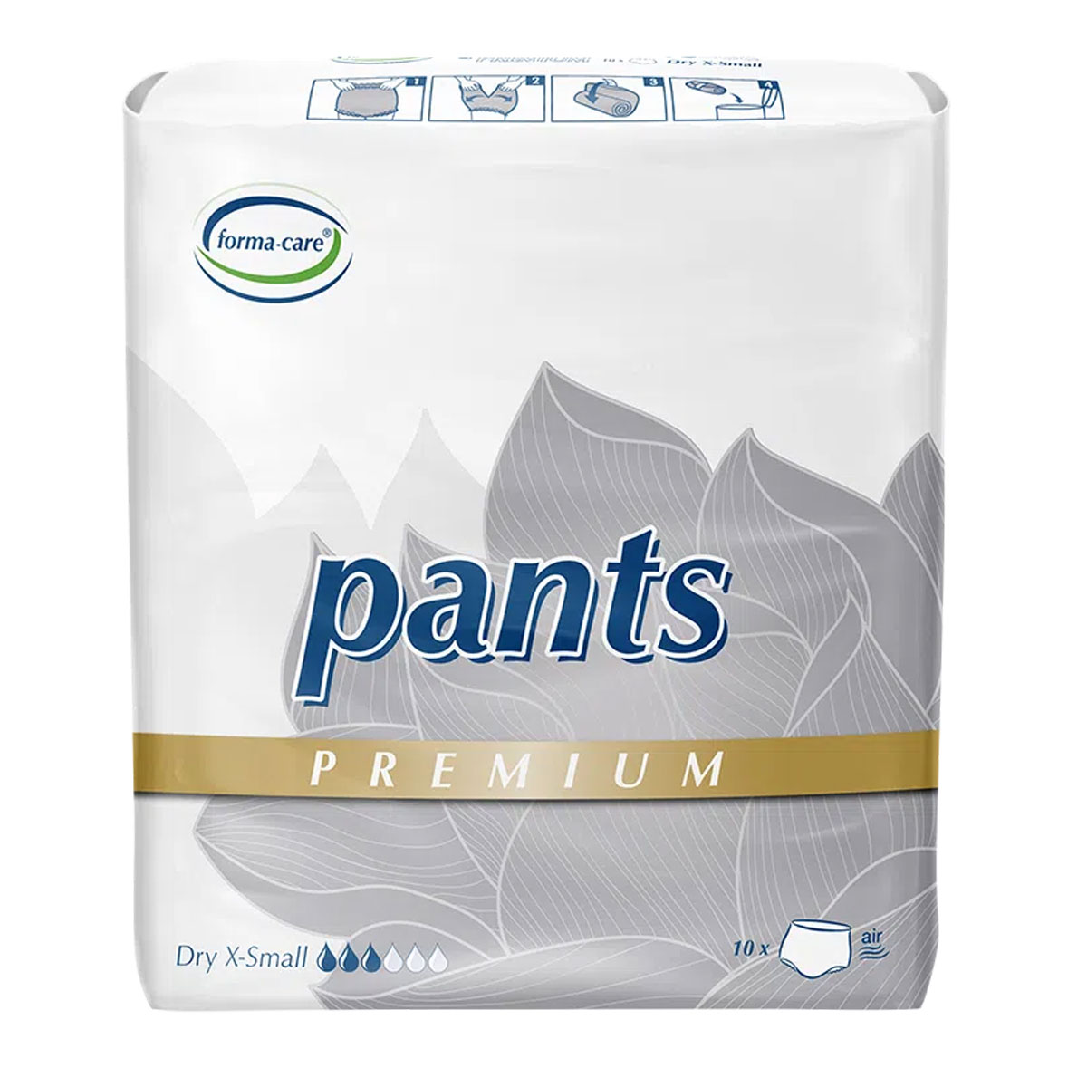 Forma-Care Pants - Premium Dry - Extra Small (XS1) - 8x10 Stück
