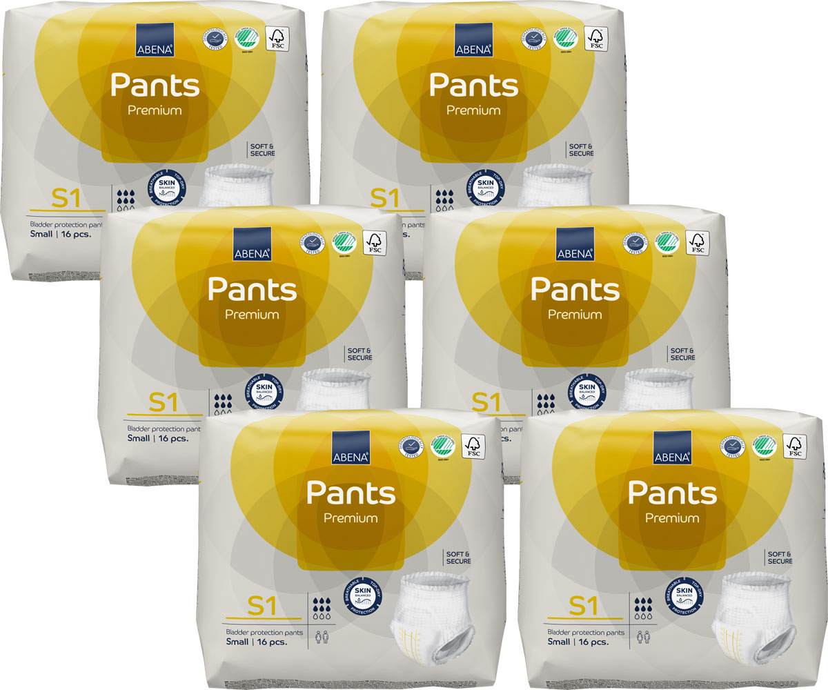 ABENA Pants Premium Small (S1) 6x16 (96 Stück)