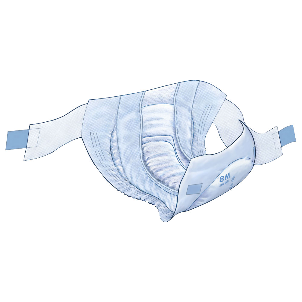 ATTENDS Slip Active 8 - Medium (M) Inkontinenzwindeln 112 (4x28) Stück