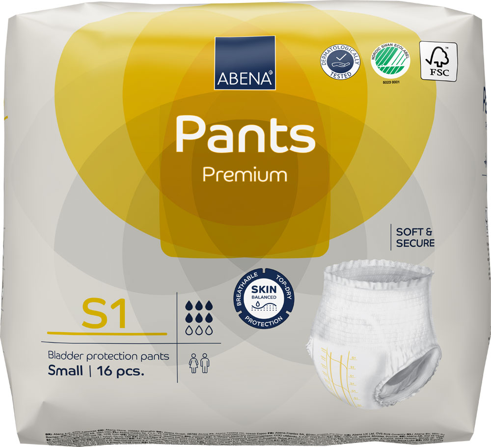 ABENA Pants Premium Small (S1) 16 St. Packung