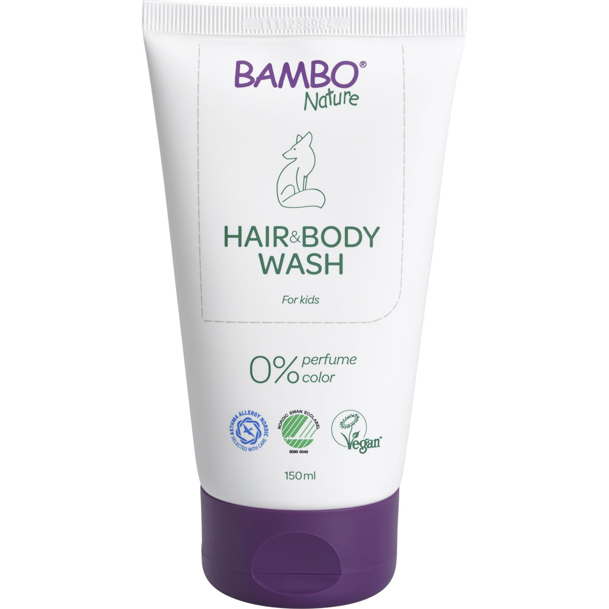 Bambo Nature - Kinder Haar- und Körperwäsche - 150ml Tube