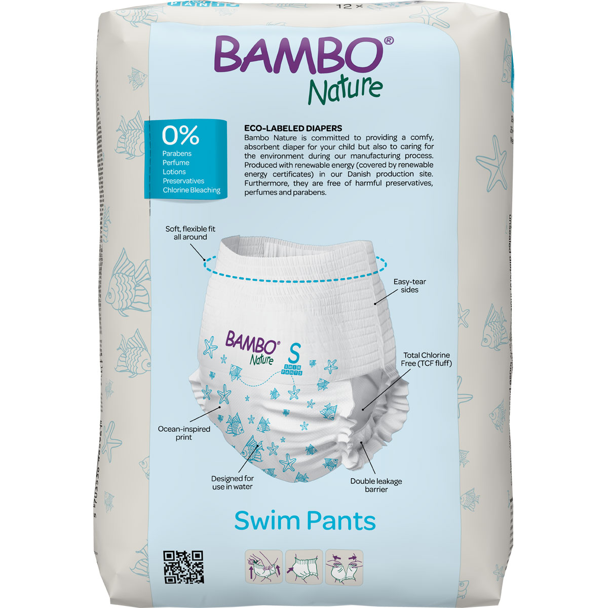 Bambo Nature Schwimmwindeln für Kinder Gr. S - 12 Stück Pack Bambo Nature Schwimmwindeln für Kinder Gr. S - 12 Stück Pack