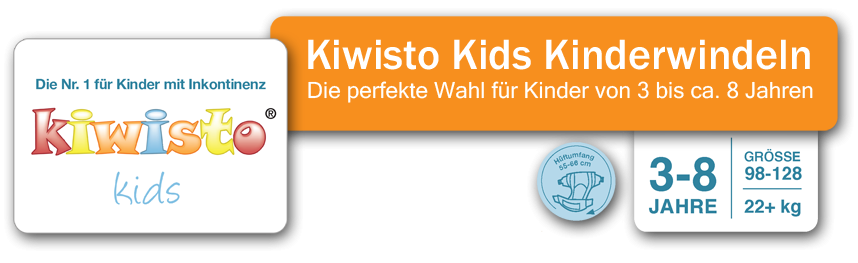 Kiwisto Kids - die echte Größe 7 XXL Kinderwindel